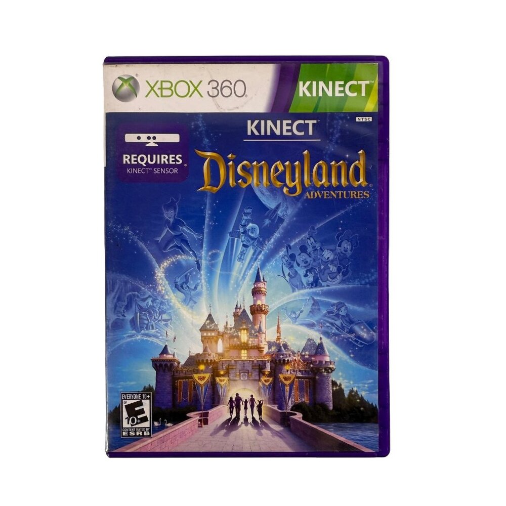 Kinect Disneyland Adventures Game For Xbox 360 Complete In Purple Case